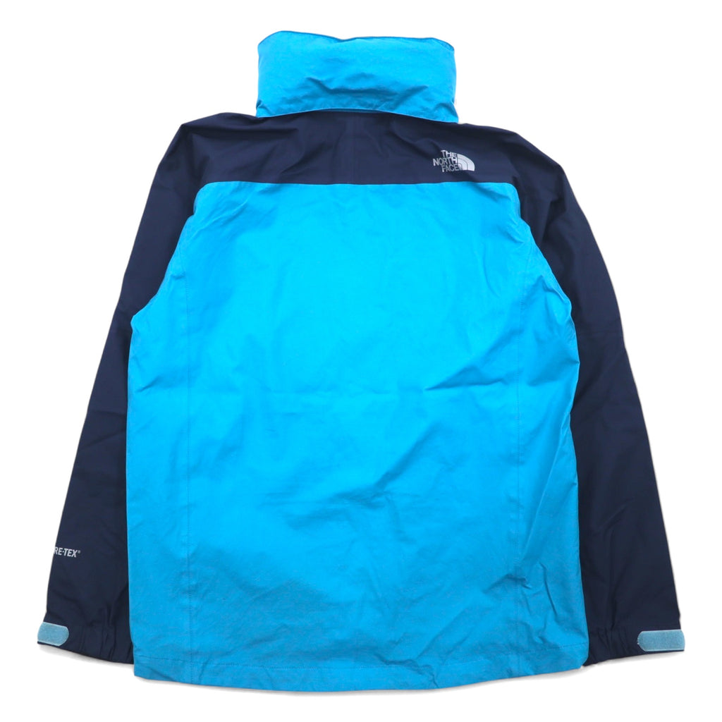 THE NORTH FACE Raintex Plasma Gore-Tex Waterproof Mountain Parka Set Up L Blue Navy Nylon NPW11402
