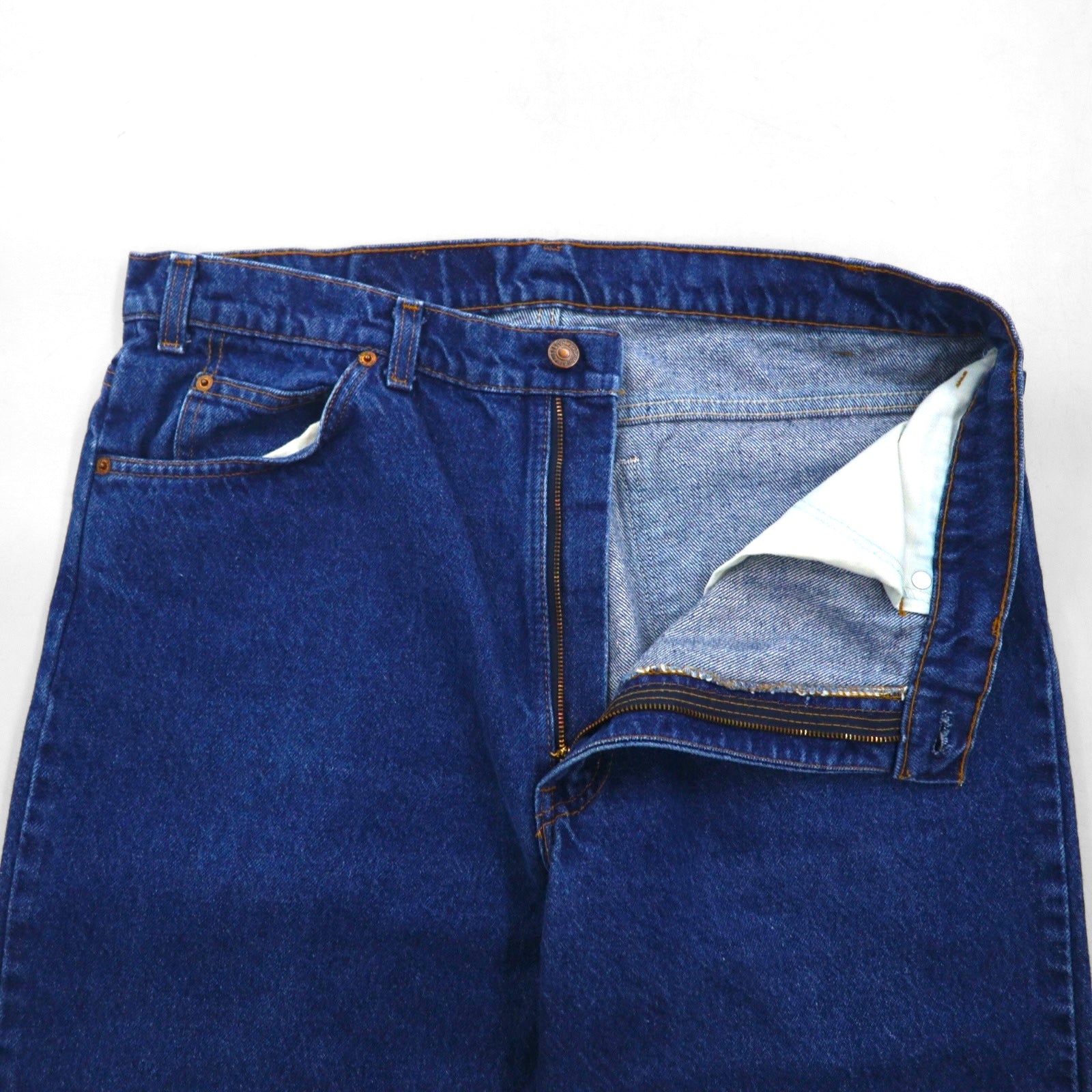 Levi Strauss 1980s USA Made 509 Orange Tab Denim Pants, Indigo