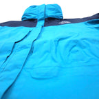 THE NORTH FACE Raintex Plasma Gore-Tex Waterproof Mountain Parka Set Up L Blue Navy Nylon NPW11402