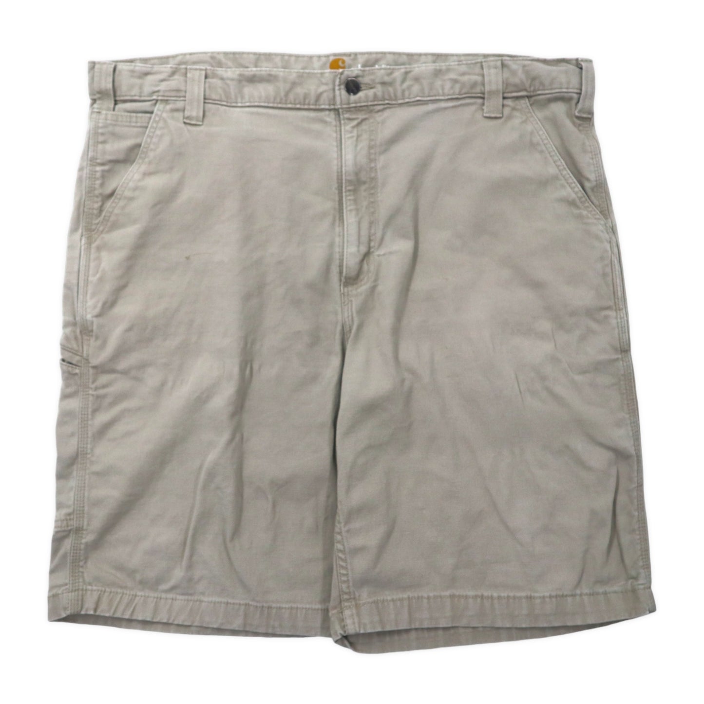 carhartt ショート ワークパンツ ハーフパンツ 42 ベージュ コットン relaxed fit ビッグサイズ