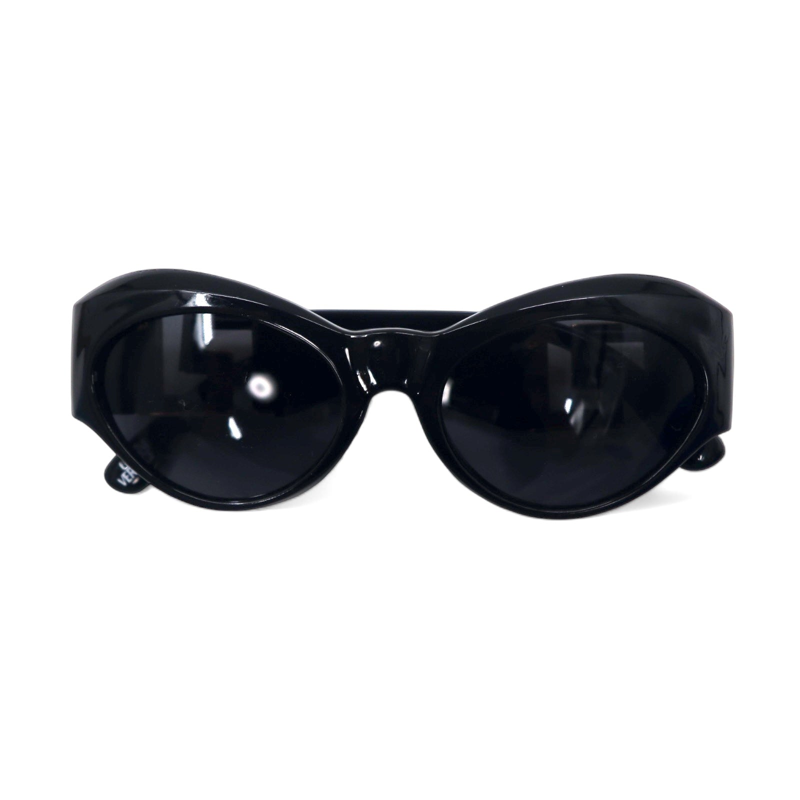 Versace Vintage Cat Eye Fox Sunglasses with Black Side Logo – 日本
