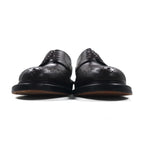 J.Crew Wingtip Full Brogue Dress Shoes, Size 27cm, Brown Leather with Medallion Detail, 55740