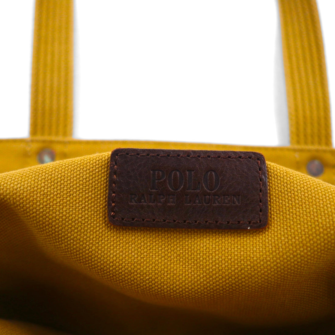 Polo Ralph Lauren tote bag in beige canvas with embroidered pony.