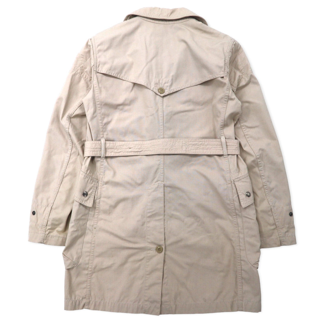 Engineered Garments USA made ripstop storm bal collar coat XS beige nylon cotton