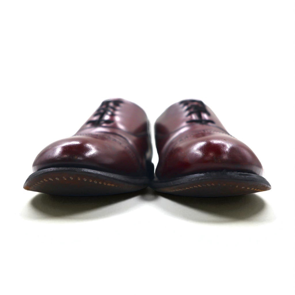 BOSTONIAN Straight Tip Dress Shoes, Size 27.5cm, Cap Toe, Medallion Leather Shoes