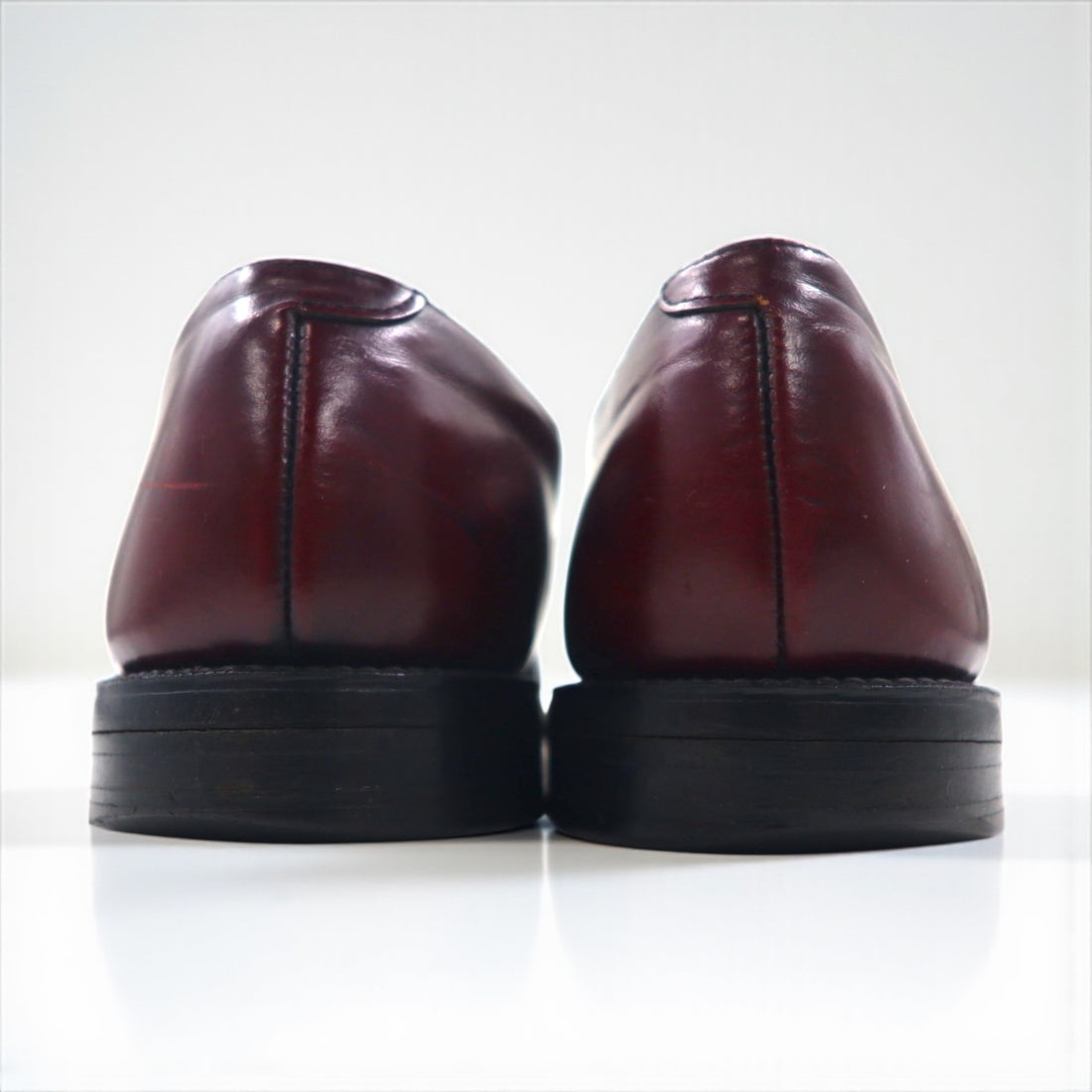 BOSTONIAN Straight Tip Dress Shoes, Size 27.5cm, Cap Toe, Medallion Leather Shoes