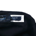 Polo by Ralph Lauren Corduroy Driver Cap Hunting Cap L/XL Black Small Pony Embroidery