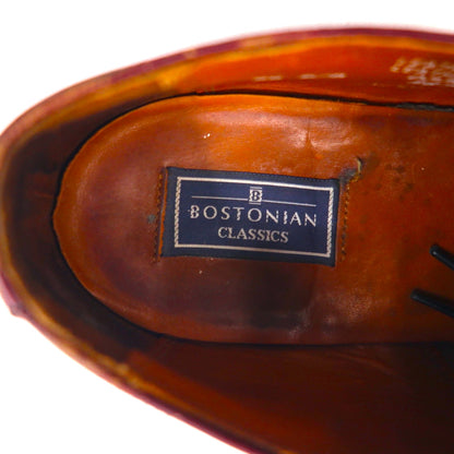 BOSTONIAN ストレートチップ ドレスシューズ 27.5cm キャップトゥ メダリオン 革靴