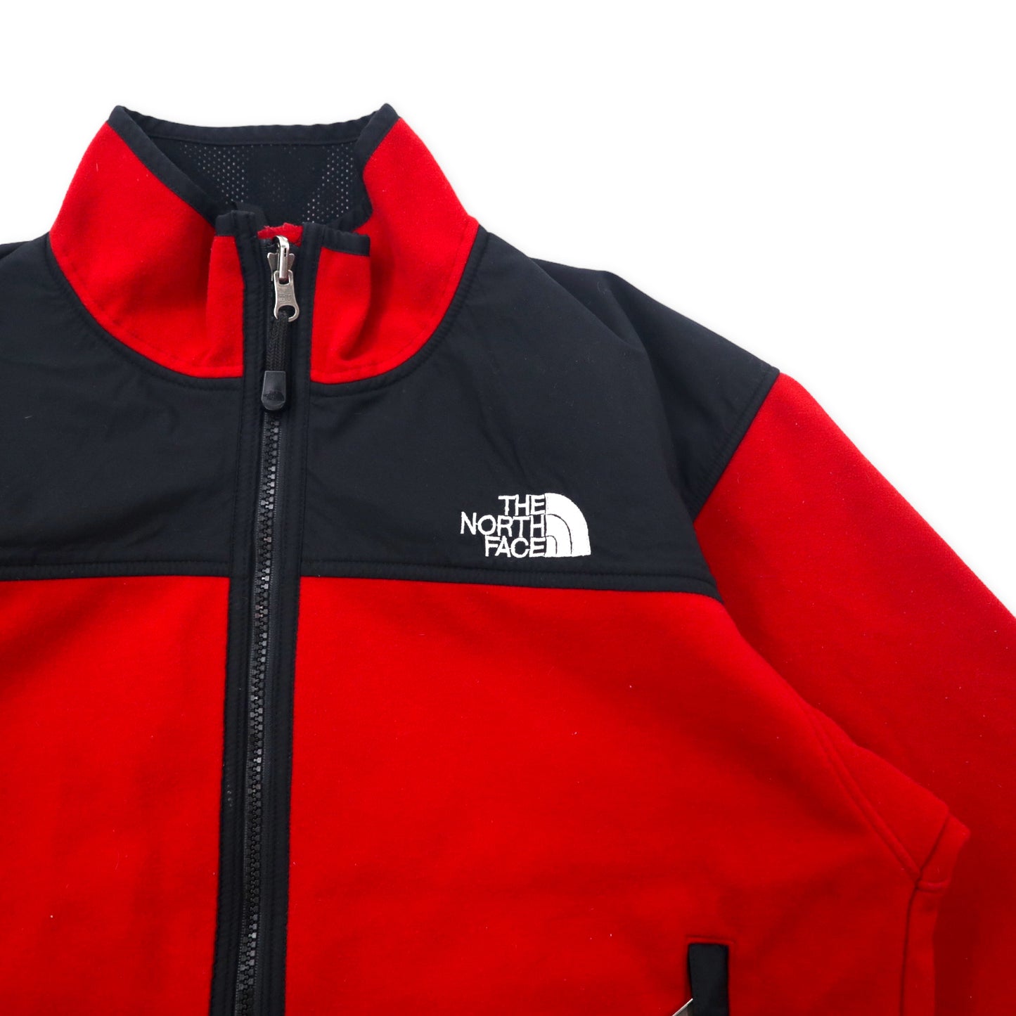 THE NORTH FACE 90年代 フリースジャケット S レッド ブラック ゴアウインドストッパー GORE WINDSTOPPER NL-3501 日本製