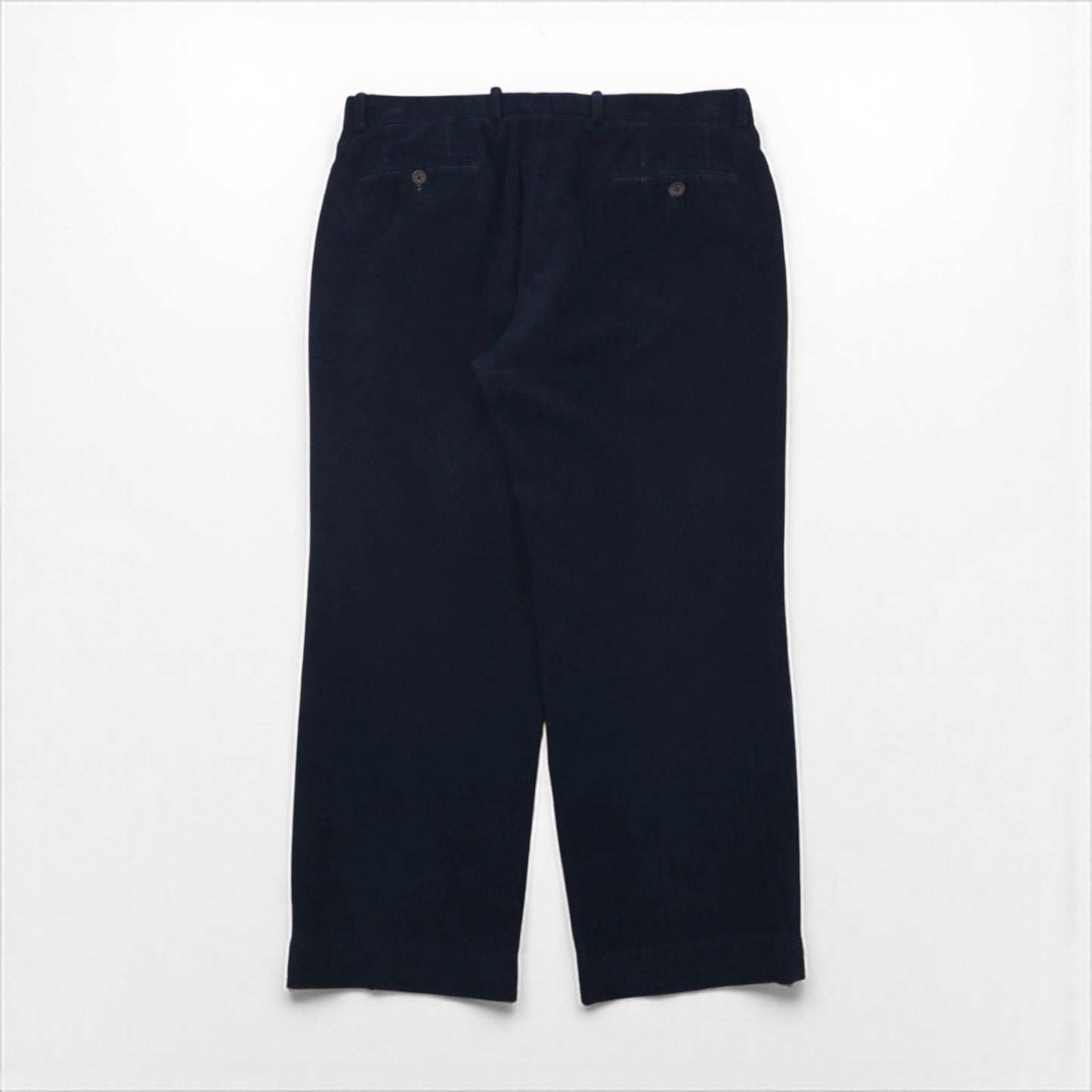 LAUREN RALPH LAUREN 90s 2-pleat wide corduroy chino pants, size L, navy