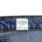 Levi's 90s Made in USA 505 Straight Denim Pants, Size L, Indigo Blue, Zipper Fly, 505-4891
