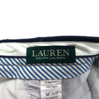 LAUREN RALPH LAUREN 90年代 2タック ワイド コーデュロイパンツ チノパンツ L ネイビー