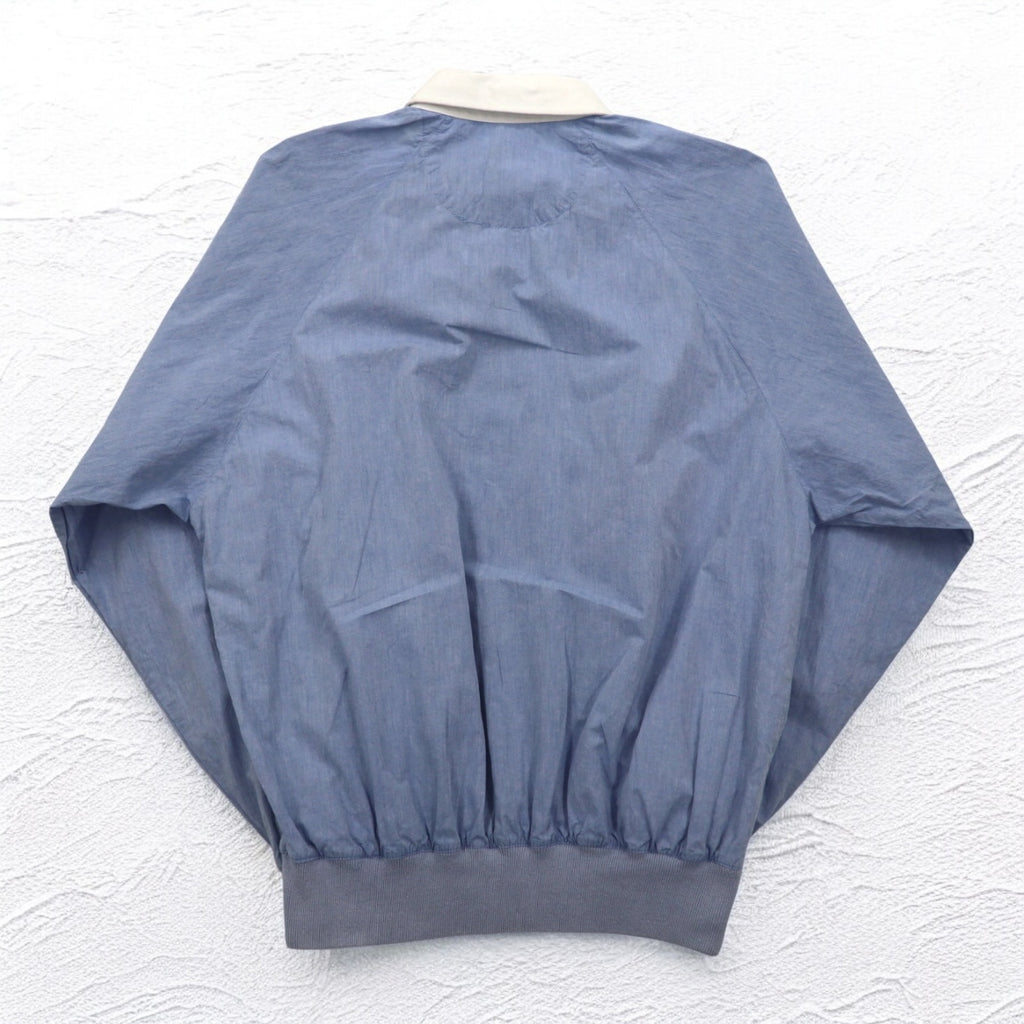 nautica 90s pullover chambray shirt, XL, blue, cotton, one-point logo embroidery