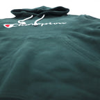 Champion プルオーバー スウェット パーカー L グリーン スクリプトロゴ CWSQ106R