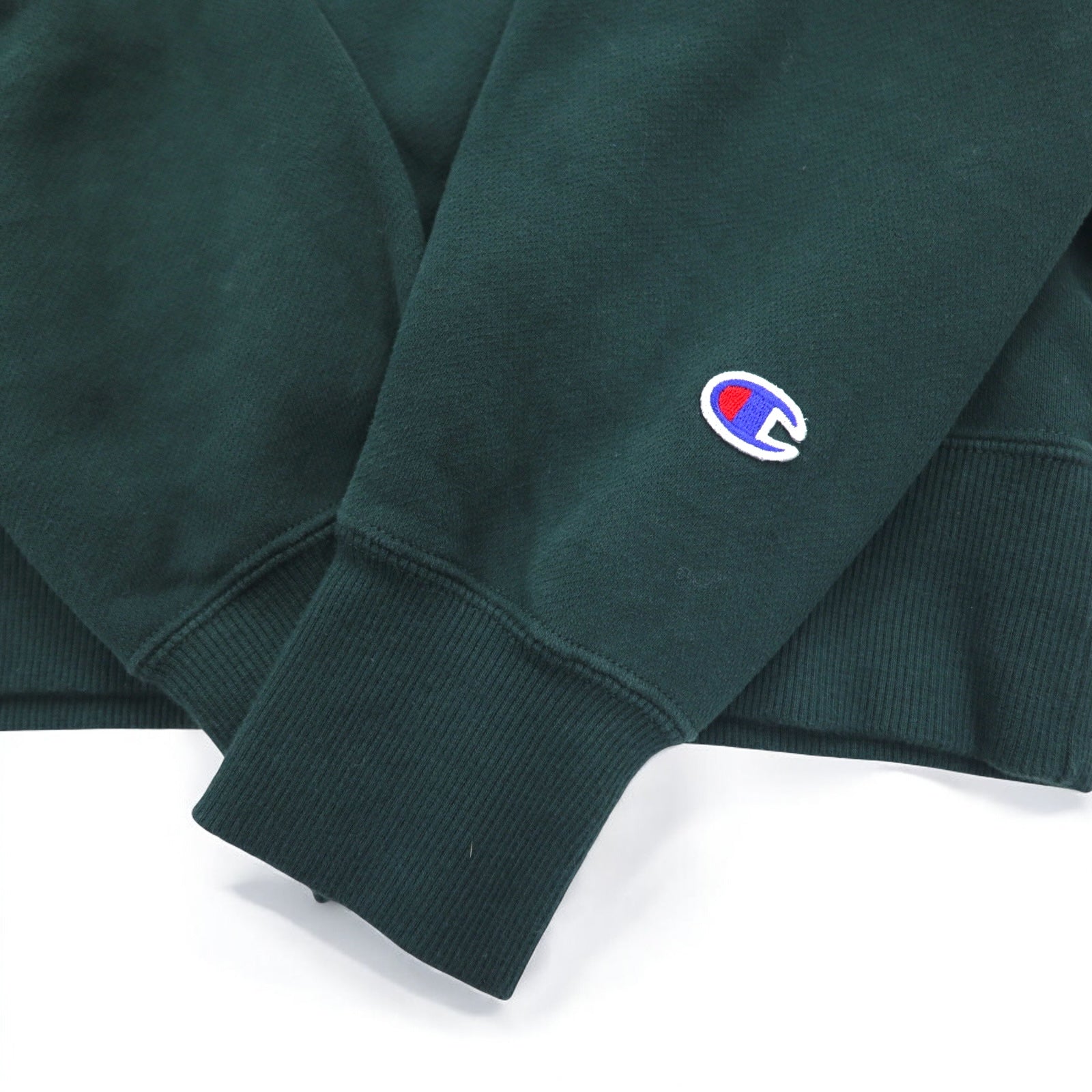 Champion プルオーバー スウェット パーカー L グリーン スクリプトロゴ CWSQ106R
