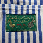 KAPITAL × ZION ROOTSWEAR Overalls 4 Blue Beige Stripe SINGS BOB MARLEY TALKIN' BLUES COLLECTION Bob Marley BK190P011