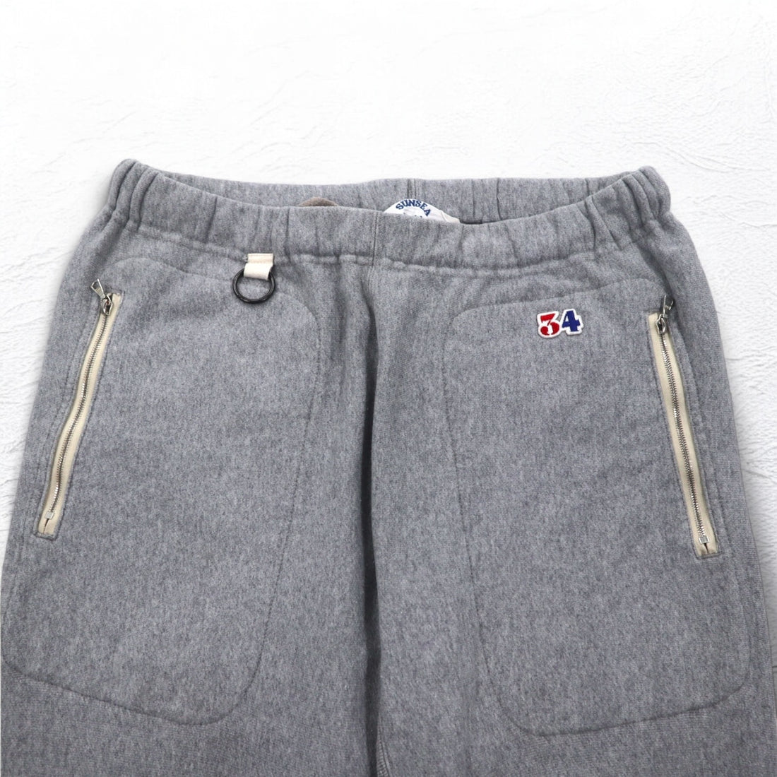 SUNSEA sweatpants L grey cotton LOUIS MALLE ENDING SWEAT