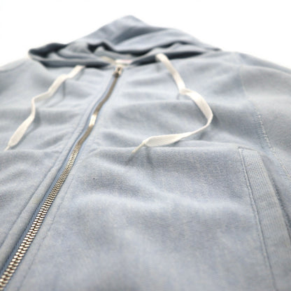 Champion リバースウィーブ REVERSE WEAVE ダブル ジップアップパーカー M ライト ブルー CWSF113