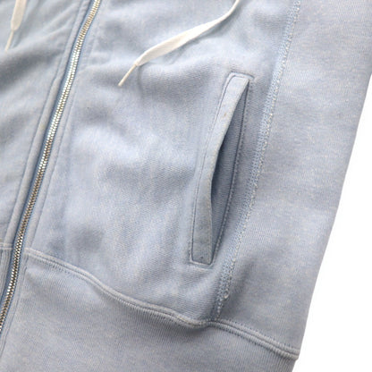 Champion リバースウィーブ REVERSE WEAVE ダブル ジップアップパーカー M ライト ブルー CWSF113