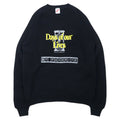 日本然リトテ-古着オンライン-JERZEES USA製 90年代 プリント スウェット L ブラック コットン 裏起毛 Days of our Lives-Jerzees USA MADE 90s Print SWEATSHIRT L Black Cotton BRUSHED LINING DAYS OUR LIVES