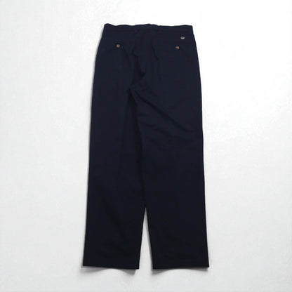 DOCKERS ( Levi's ) 90年代 2タック ワイド チノパンツ L ネイビー コットン センタープレス