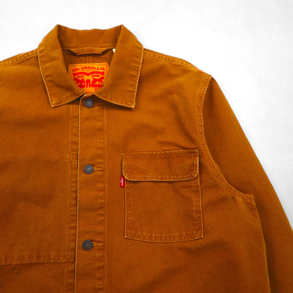 Levi's Duck Coverall Utility Work Jacket, Camel, Size M, A0744-0001