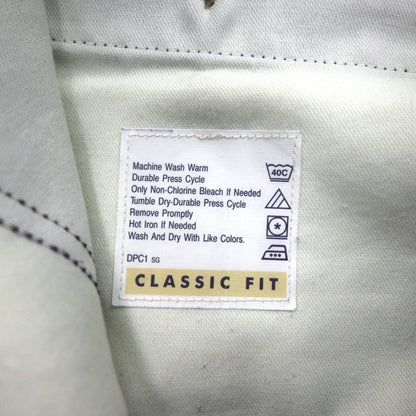 DOCKERS ( Levi's ) 90年代 2タック ワイド チノパンツ L ネイビー コットン センタープレス