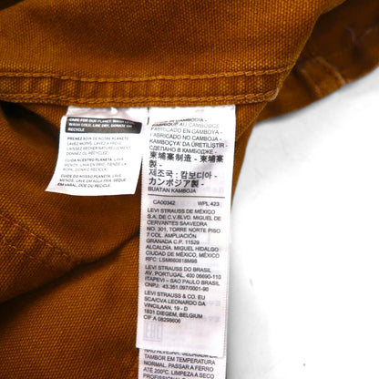 Levi's Duck Coverall Utility Work Jacket, Camel, Size M, A0744-0001