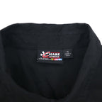 CHASE AUTHENTICS 半袖 レーシングシャツ XL ブラック コットン NASCAR スナップボタン