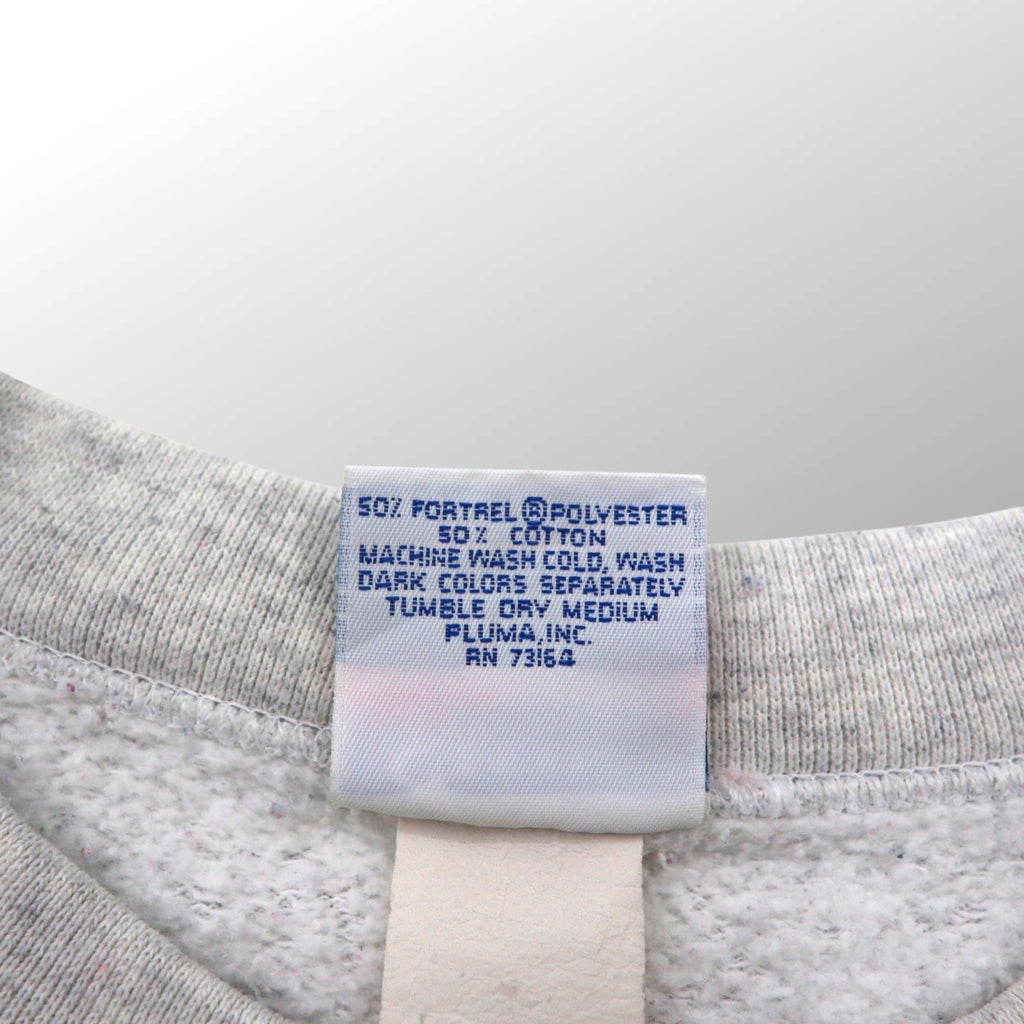 Hard Rock Cafe 90年代 USA製 ロゴ刺繍 スウェット トレーナー XL グレー SANTEE BY PLUMA