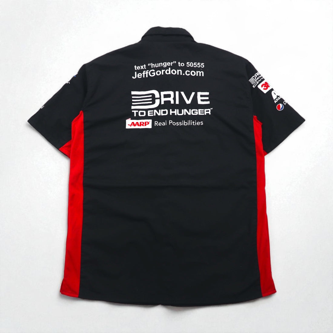 CHASE AUTHENTICS 半袖 レーシングシャツ XL ブラック コットン NASCAR スナップボタン