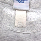 Hard Rock Cafe 90年代 USA製 ロゴ刺繍 スウェット トレーナー XL グレー SANTEE BY PLUMA