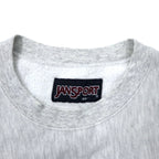 JAN SPORT USA made 90s reverse weave sweatshirt XXL grey cotton fleece lining NMMI (New Mexico Military Institute) arch logo big size