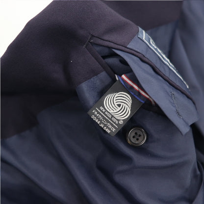 Polo by Ralph Lauren 90年代 2B テーラードジャケット ブレザー スーツ M ネイビー ウール 日本製