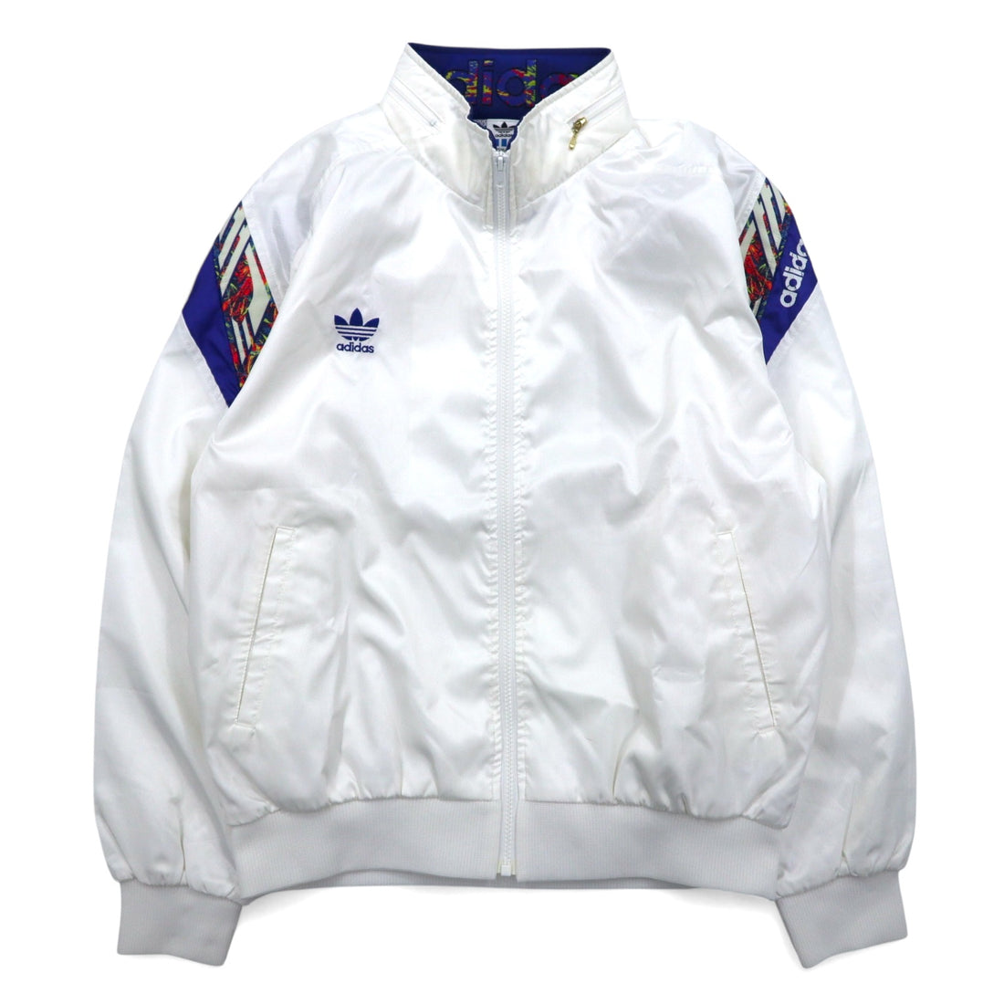 adidas Descente 90s Track Jacket Jersey Set O White Trefoil Logo Embroidery