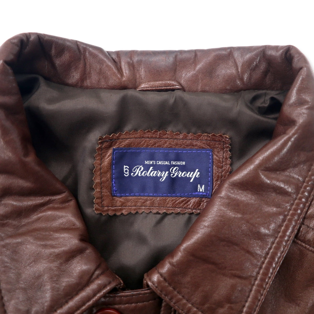 Rotary Group A-2 Lamb Leather Flight Jacket, Medium, Brown, Sheepskin, Made in Japan