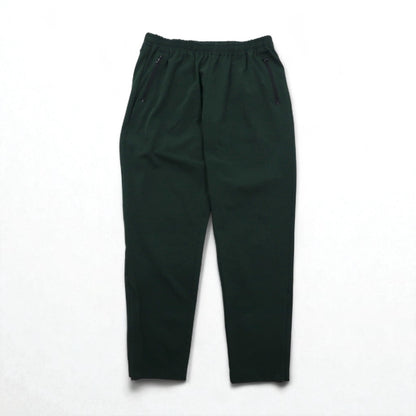 South2 West8 Poly Stretch Twill Track Pants, Size L, Khaki, Zippered Legs, Slit, HM852, Made in Japan