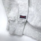 JAN SPORT USA made 90s reverse weave sweatshirt XXL grey cotton fleece lining NMMI (New Mexico Military Institute) arch logo big size