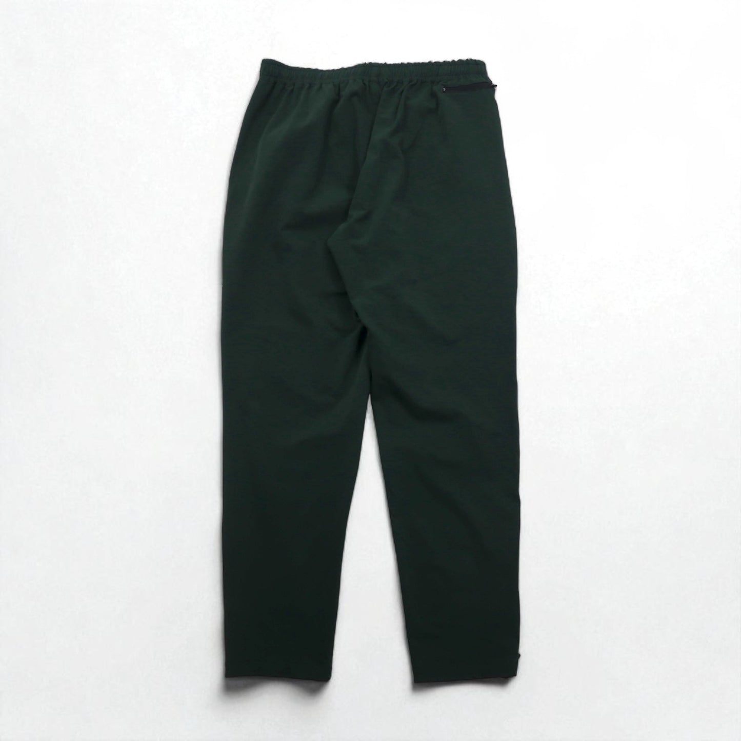 South2 West8 Poly Stretch Twill Track Pants, Size L, Khaki, Zippered Legs, Slit, HM852, Made in Japan