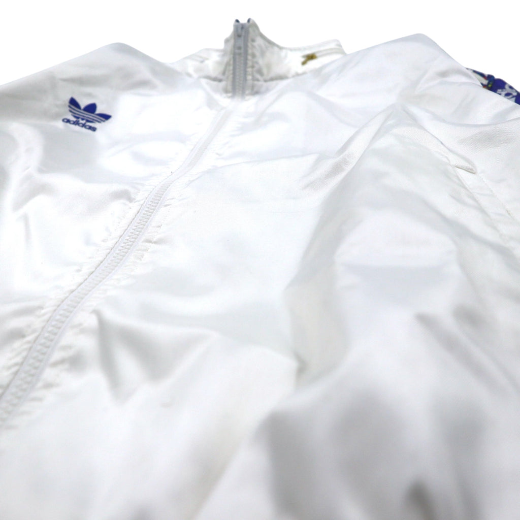 adidas Descente 90s Track Jacket Jersey Set O White Trefoil Logo Embroidery