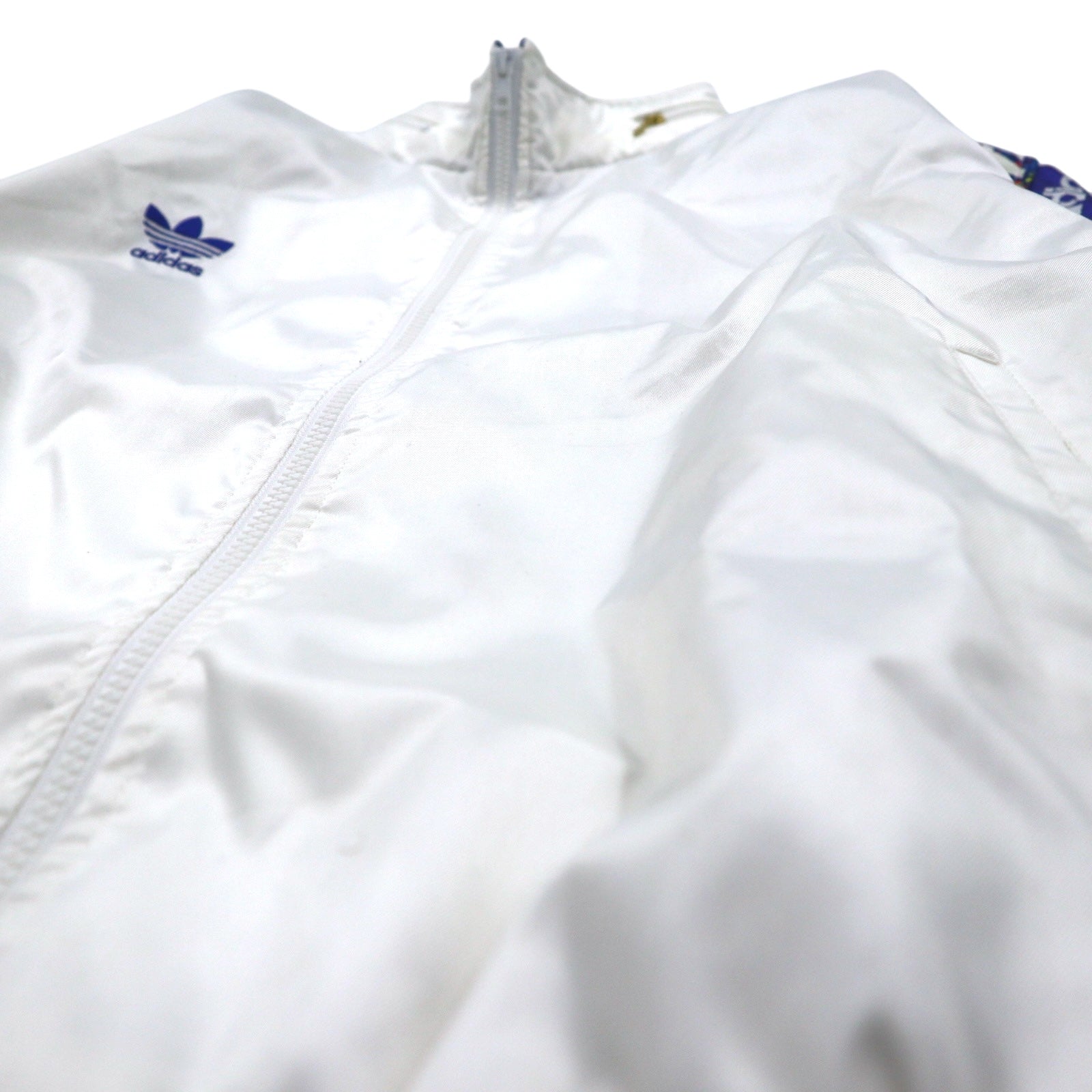 adidas Descente 90s Track Jacket Jersey Set O White Trefoil Logo Embroidery