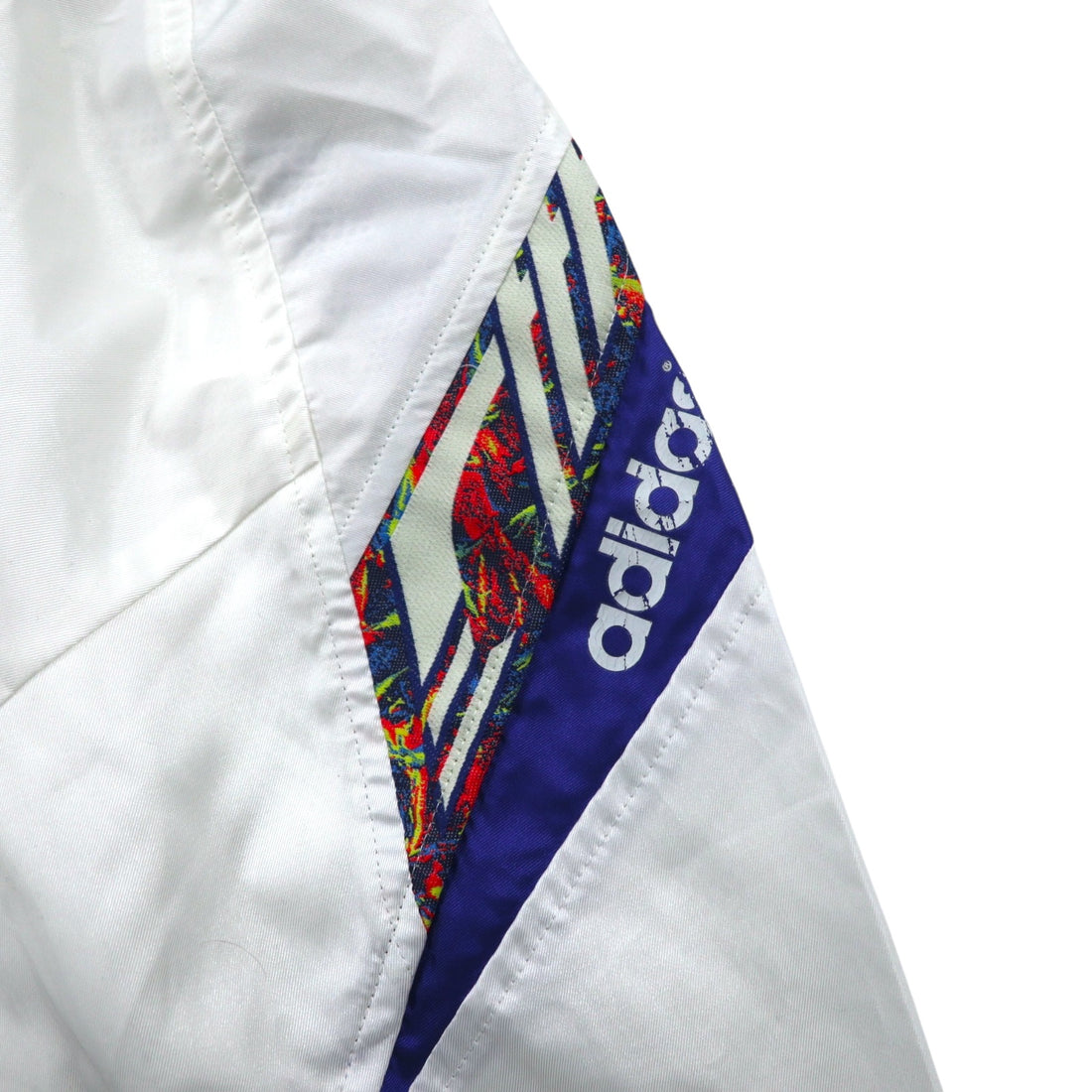 adidas Descente 90s Track Jacket Jersey Set O White Trefoil Logo Embroidery