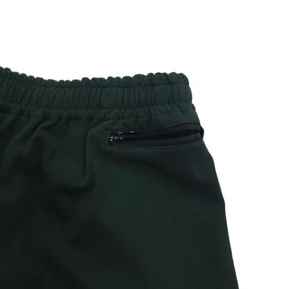 South2 West8 Poly Stretch Twill Track Pants, Size L, Khaki, Zippered Legs, Slit, HM852, Made in Japan