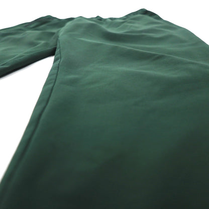 South2 West8 Poly Stretch Twill Track Pants, Size L, Khaki, Zippered Legs, Slit, HM852, Made in Japan