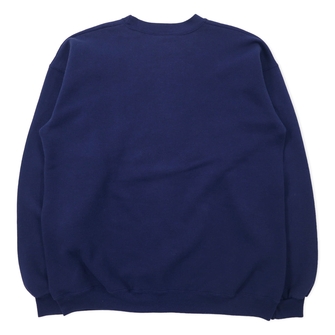 Hanes USA made 90s USCG print sweatshirt L navy cotton brushed back heavyweight big size