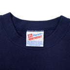 Hanes USA made 90s USCG print sweatshirt L navy cotton brushed back heavyweight big size