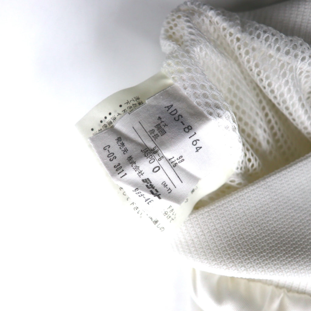 adidas Descente 90s Track Jacket Jersey Set O White Trefoil Logo Embroidery