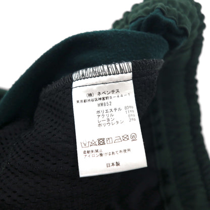 South2 West8 Poly Stretch Twill Track Pants, Size L, Khaki, Zippered Legs, Slit, HM852, Made in Japan