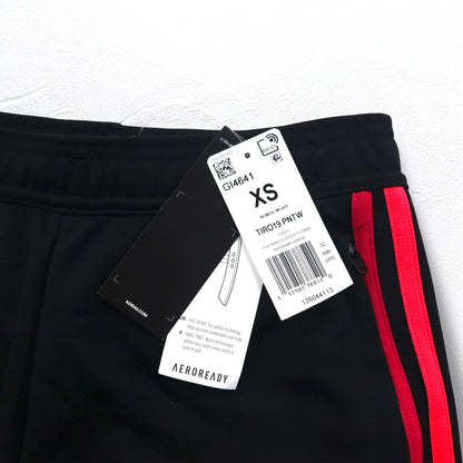 adidas Track Pants Jersey M Black AEROREADY 3 Stripe Tiro 19 Basic Training GI4641 Unused