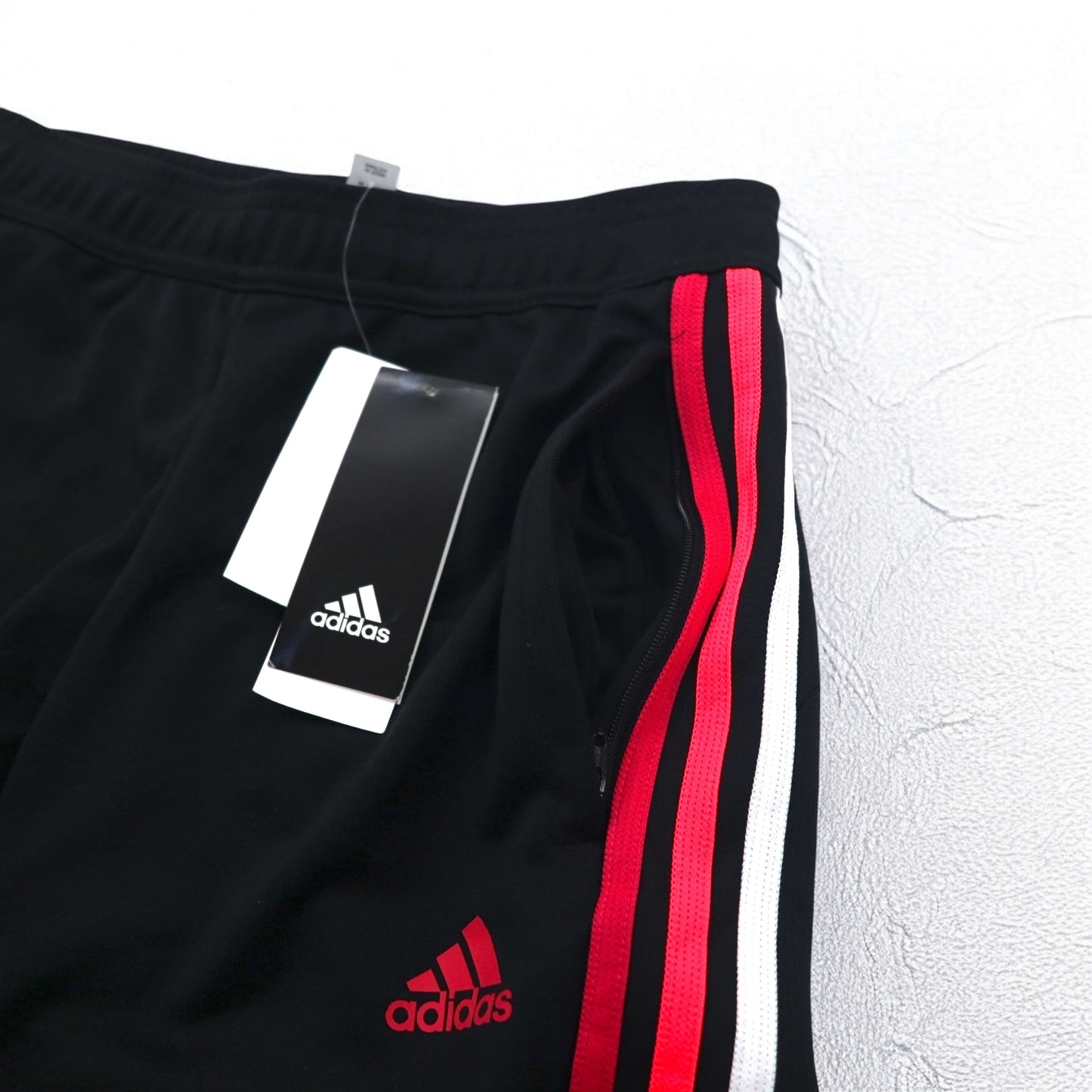 adidas Track Pants Jersey M Black AEROREADY 3 Stripe Tiro 19 Basic Training GI4641 Unused
